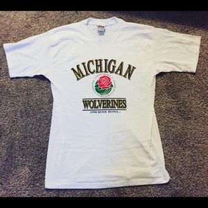 Michigan Wolverines 1998 Rose Bowl Tee Large